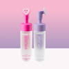 SET Purple & Pink 2-in-1 Cleansing Foam