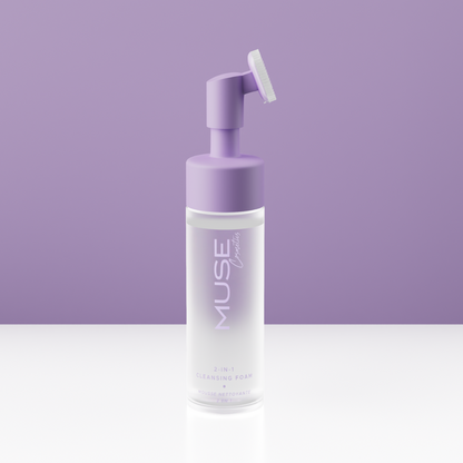 Почистваща пяна за лице MUSE от комплекта Complete Care Set - Purple