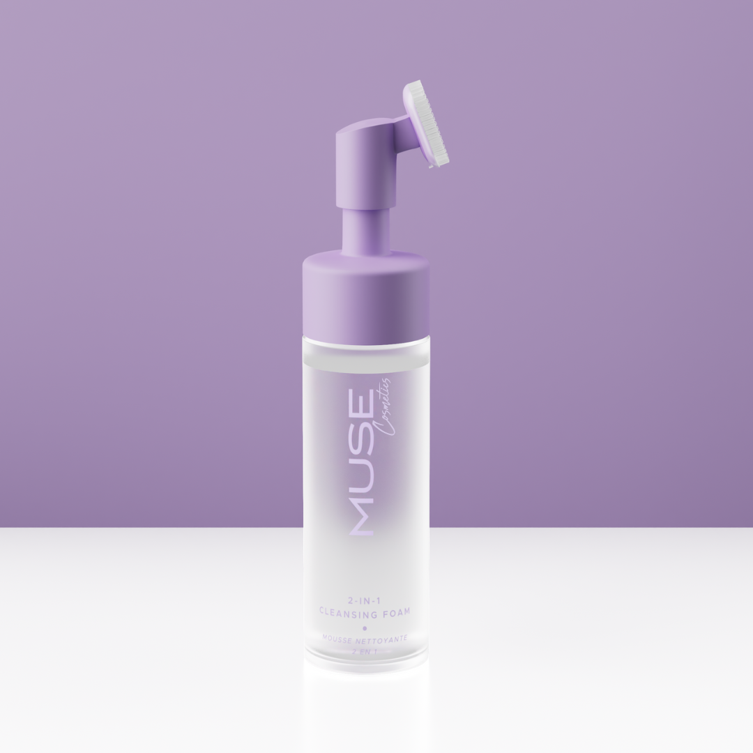 2-in-1 Cleansing Foam - Purple