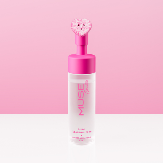 2-in-1 Cleansing Foam - Pink