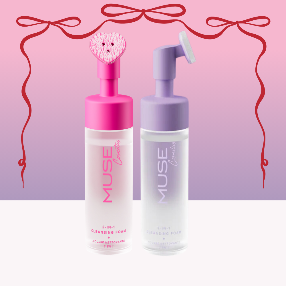 SET Purple & Pink 2-in-1 Cleansing Foam