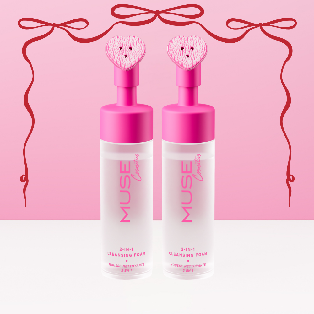 SET of two 2-in-1 Cleansing Foam - Pink