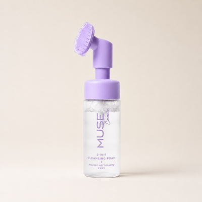 Travel 2-in-1 Cleansing Foam - Purple