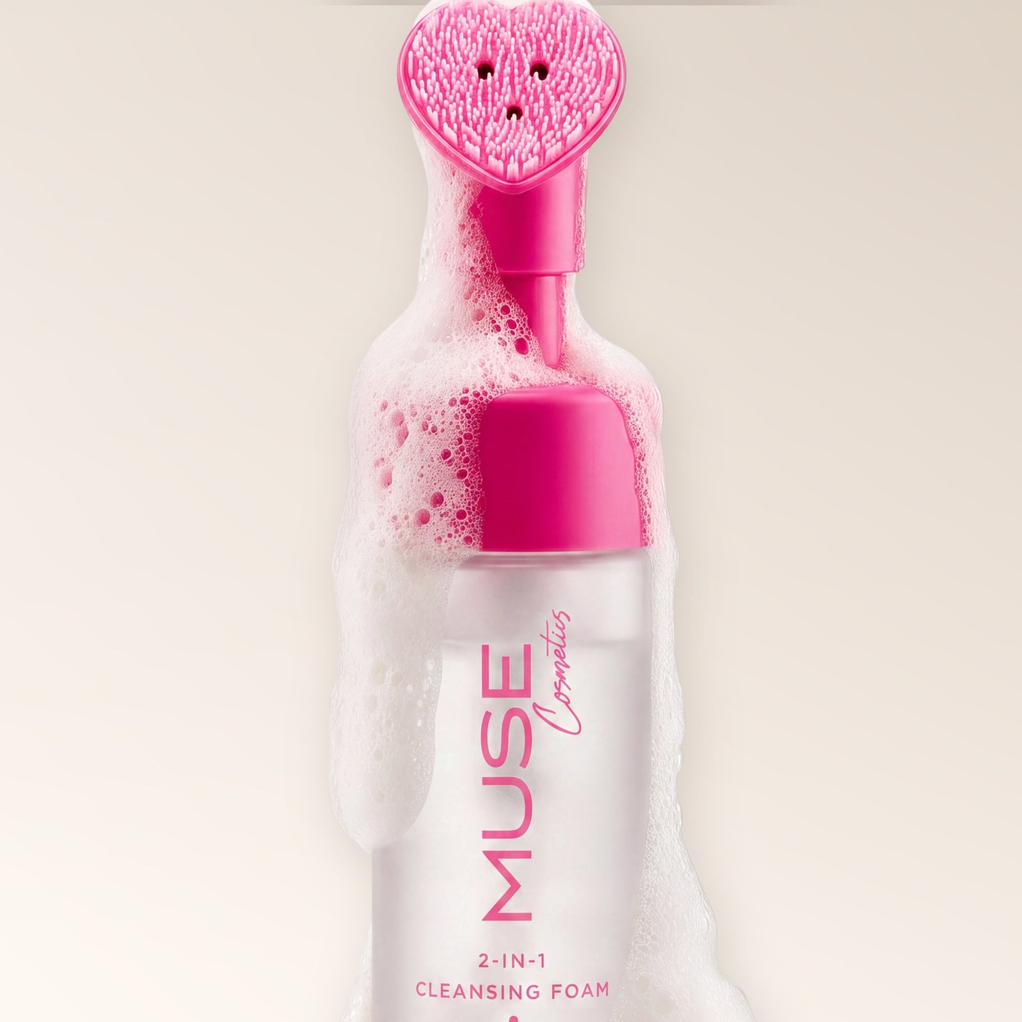 Travel 2-in-1 Cleansing Foam - Pink