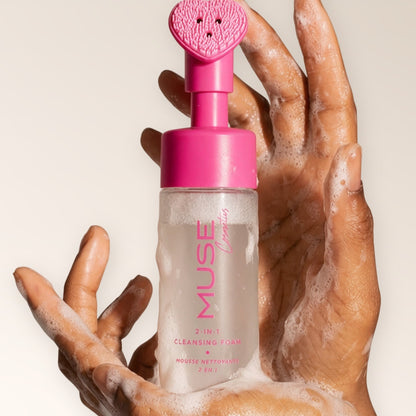 Travel 2-in-1 Cleansing Foam - Pink