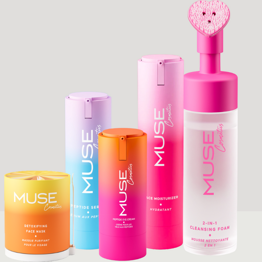 Комплект за грижа за лице MUSE Pink с пет продукта