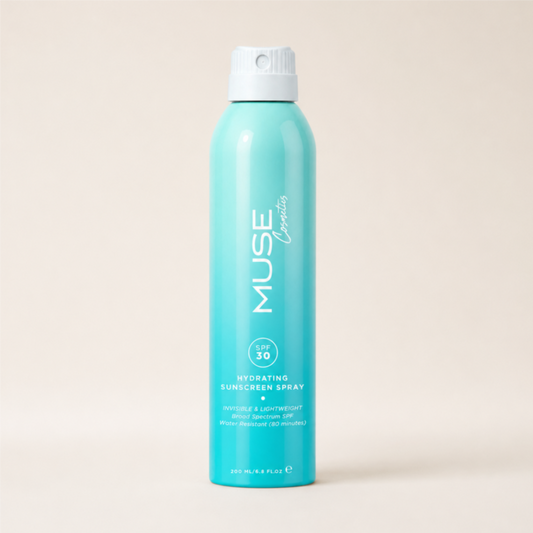 Слънцезащитен спрей за тяло MUSE SPF 30, 200 мл