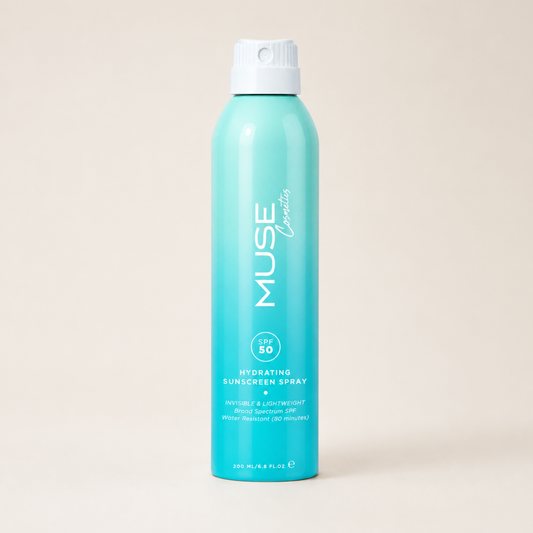Слънцезащитен спрей за тяло MUSE SPF 50, 200 мл