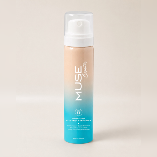 Слънцезащитен спрей за лице MUSE SPF 50 Face Mist, 50 мл